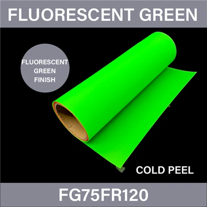 Fluorescerende groene film voor DTF