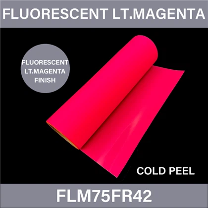 Fluorescerend licht magenta dtf printfilm