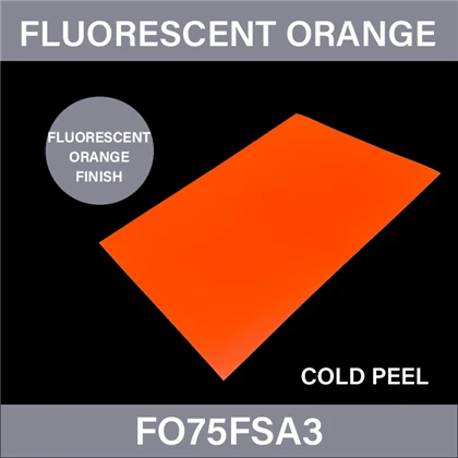 Fluorescerende oranje DTF -overdrachtsfilmblad