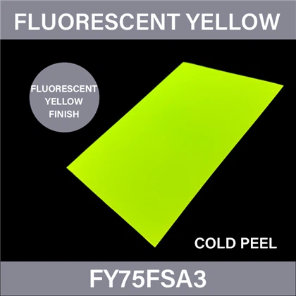 Fluorescerende gele DTF -overdrachtsfilmblad